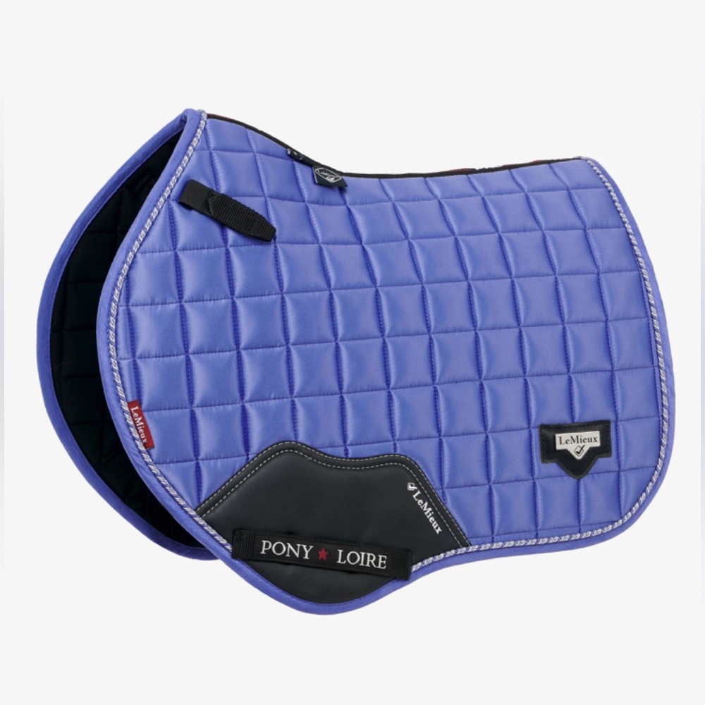 LeMieux Junior Loire Jump Square Pony Saddle Pad Bluebell